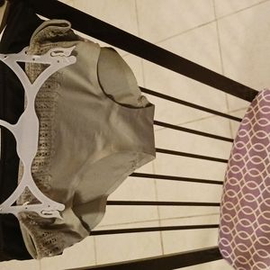 Just be Size (L( 2 pack panty. Black & Gray